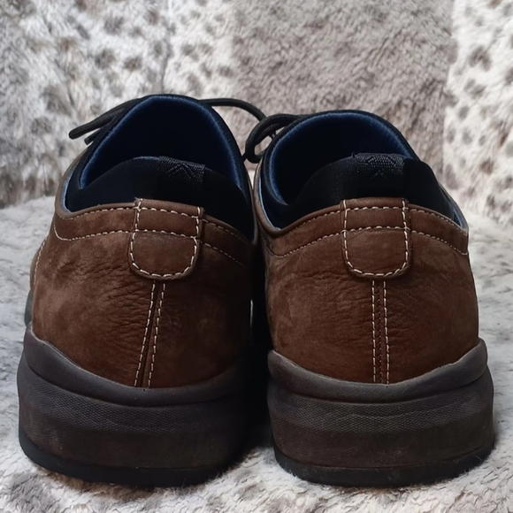 Johnston & Murphy Dark Brown Suede Oxfords - Picture 4 of 8